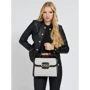 Женская сумка тоут Guess Hensely Satchel черно-белая (HWHS8113060-BML): Тип Сумки