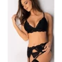 Эротический кружевной комплект Obsessive 810-SEG-1 set black S/M