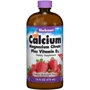 Bluebonnet Nutrition Calcium Magnesium Citrate + Vitamin D3, Natural Strawberry Flavor, 16 oz (472 ml) (BLB0692)