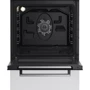 Плита комбінована Beko FSE52332DWDS: Управління механічне, електронне