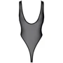 Боди Noir Handmade F322 Paparazzi elastic mesh body Black, S