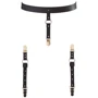 Подтяжки Bijoux Indiscrets MAZE - Suspender Belt for Underwear and Stockings Black