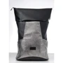 Жіночий рюкзак Sambag RollTop X чорно-сріблястий (24320635): Стать Женский
