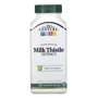 21st Centur Standardized Milk Thistle Extract Расторопша Стандартизированный экстракт 200 капсул