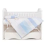 Сменная постель 3 эл. Twins Dolce Друзья зайчики 3060-D-003, blue, голубая