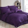 Комплект постельного белья Hobby Exclusive Sateen Diamond Cizgili сатин евро фиолетовый (555779_2,0)
