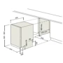 Посудомийна машина Hotpoint-Ariston LSP 720 AX: Розміри 82 х 45 x 57