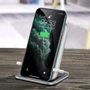 Зарядное устройство Baseus Wireless Charger Stand Rib 15W White (WXPG-02) фото 6