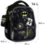 Рюкзак Kite DC25-555S Education 555 DC Batman: Корпус рюкзака Каркасный