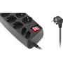 Сетевой фильтр REAL-EL RS-10 Protect 5 м Black (EL122300040): Тип Сетевые фильтры