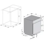 Вбудовувана посудомийна машина Ventolux DW 4509 4M NA: Розміри 81x44,8x55