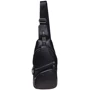 Чоловіча сумка-слінг Borsa Leather чорна (K15026-black)