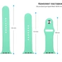Аксессуар для Watch Armorstandart Sport Band (3 Straps) Spearmint (ARM57872) for Apple Watch 38/40/41mm: Совместимость Apple Watch 41mm, Apple Watch 40mm, Apple Watch 38mm