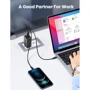 Зарядний пристрій Ugreen Wall Charger 2xUSB-C+USB CD244 65W Gray (10335): Кабель в комплекті отсутствует
