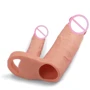 Насадка на член LoveToy Pleasure X-Tender Double Penis Sleeve Flesh Add 2"