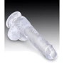 Фаллоимитатор Pipedream King Cock Clear 6" Cock with Balls (PD575220)