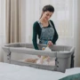 Кровать-манеж Espiro Cloud 09 Beige Wind: Колеса 4 колеса