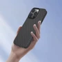 Чехол для iPhone WIWU Kevlar Magnetic Series Black for iPhone 14 Pro (LCC-107): Материалы поликарбонат и полиуретан