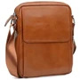 Мужская сумка через плечо Borsa Leather коричневая (K1321-1-coniac)