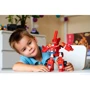 Конструктор-трансформер Super Wings Small Blocks 2-in-1 Buildable Transforming Vehicle Jett Джетт (EU385005)
