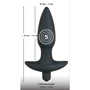 Анальная пробка Orion Black Velvet Vibrating Plug Medium