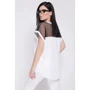 Блуза FashionUp BZ-1640A 46-48 белая с коротким рукавом: Сезон Лето