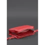 Жіноча поясна сумка BlankNote червона (BN-BAG-6-red): Фактура матова, Гладка