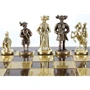 Шахматы Manopoulos, Мушкетеры, латунь, в деревянном футляре, коричневые, 44x44см, 8,4 кг (S12CBRO) фото 6