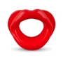 Силіконова капа-розширювач для рота у формі губ / капа-губи XOXO Blow Me A Kiss Mouth Gag - Red