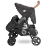 Коляска для двойни Lorelli TWIN (black) фото 12