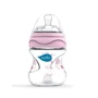 Пляшка Nuvita для годування Mimic 150мл. 0м + Антіколіковая, рожева (NV6010Pink)
