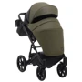 Универсальная коляска 2 в 1 Bair Kiwi кожа 100% BK-11/15 хаки - черный (625454): Возможность установки люльки есть