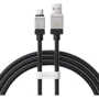 Кабель Baseus USB Cable to USB-C CoolPlay Series Fast Charging 100W 1m Black (CAKW000601)
