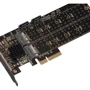 Frime PCI-E x4 to 2x M.2 (B Key) + 2x Sata 88SE9215 (ECF-PCIEtoSSD012.LP)