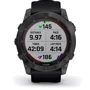 Смарт-часы Garmin Fenix 7X Sapphire Solar Carbon Grey DLC Titanium with Black Band (010-02541-11): Цвет ремешка черный
