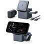 Зарядний пристрій ANKER Wireless Charger MagSafe 3in1 Cube 15W з USB-C Cable Black (Y1811G11) для iPhone 16 I 15 I 14 I 13 I 12 series, Apple Watch and Apple AirPods: Особливості Быстрая зарядка, Для Apple Watch, MagSafe