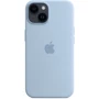 Чехол для iPhone Apple Silicone Case with MagSafe Sky (MQU93) for iPhone 14: Материалы Силикон