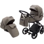 Коляска 2 в 1 Adamex Porto Light Экокожа SA-9 тёмный капучино (625759)