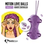 Вагинальные шарики с массажем и вибрацией FeelzToys Motion Love Balls Twisty с пультом ДУ