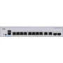 Сетевой коммутатор Cisco CBS350-8T-E-2G-EU: Порты только Gigabit Ethernet (10/100/1000)