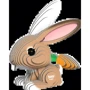 Сборная 3D модель Eugy Зоопарк: Кролик (XEG-071)