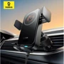 Держатель Baseus Car Holder Air Vent Wisdom Pro Wireless Charger 15W Black (C40381501123-00) for Apple iPhone 16 I 15 I 14 I 13 I 12 series: Особенности С зарядкой, автодержатель, wireless charging