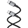 Кабель Borofone USB-C to USB-C Famous PD 60W 1m Black (BX83)