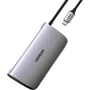 Адаптер Ugreen Adapter CM212 USB-C to USB-C+2хUSB 3.0+HDMI+RJ45+SD Gray (50852): Інтерфейс підключення USB-C