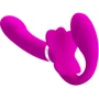 Безремневой страпон с вибрацией Pretty Love Valerie Purple