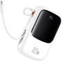 Внешний аккумулятор Baseus Power Bank 20000mAh Qpow Pro FC 22.5W White (P10067103213-00): Встроенный кабель USB Type-C