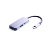 Адаптер Zamax Adapter USB-C to USB-C+HDMI+USB 3.0 Silver: Дополнительные разъемы USB OTG, USB-C, HDMI
