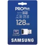 Карта пам'яті Samsung 128GB microSDXC Class 10 UHS-I U3 V30 A2 Pro Plus + USB card reader (MB-MD128SB/WW) фото 6