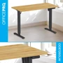 Стол с электрорегулировкой высоты Officepro Light Wood/Black (ODE1260LW): Глубина, см 60
