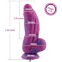 Фаллоимитатор для секс-машин Hismith 9.45" Silicone Fantasy Series Dildo, система крепления KlicLok, диаметр 6.8 см, длина 24 см
